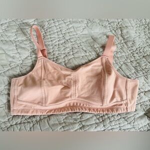 Duluth Trading Co Peach Wireless Soft-Cup Organic Cotton Bra